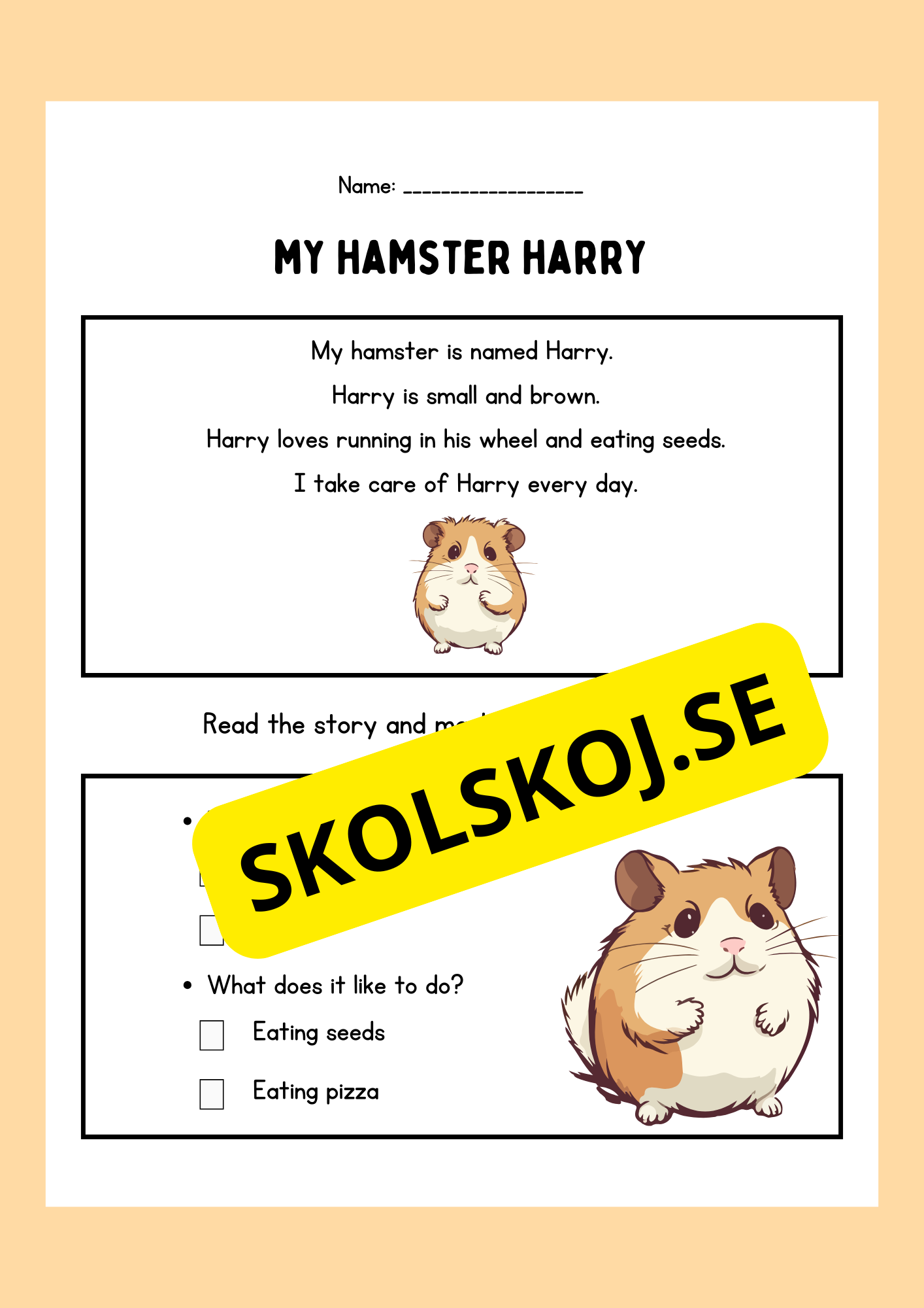 Easy reading - My pet