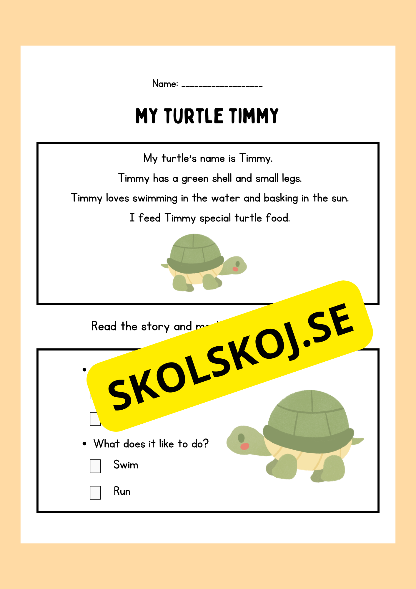 Easy reading - My pet