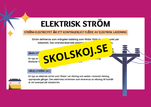 Eektricitet och magnetism - Häfte