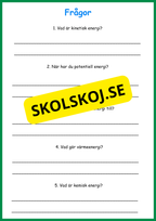 Energi - Olika former och källor