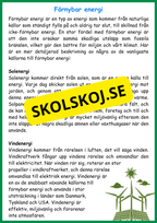 Energi - Olika former och källor