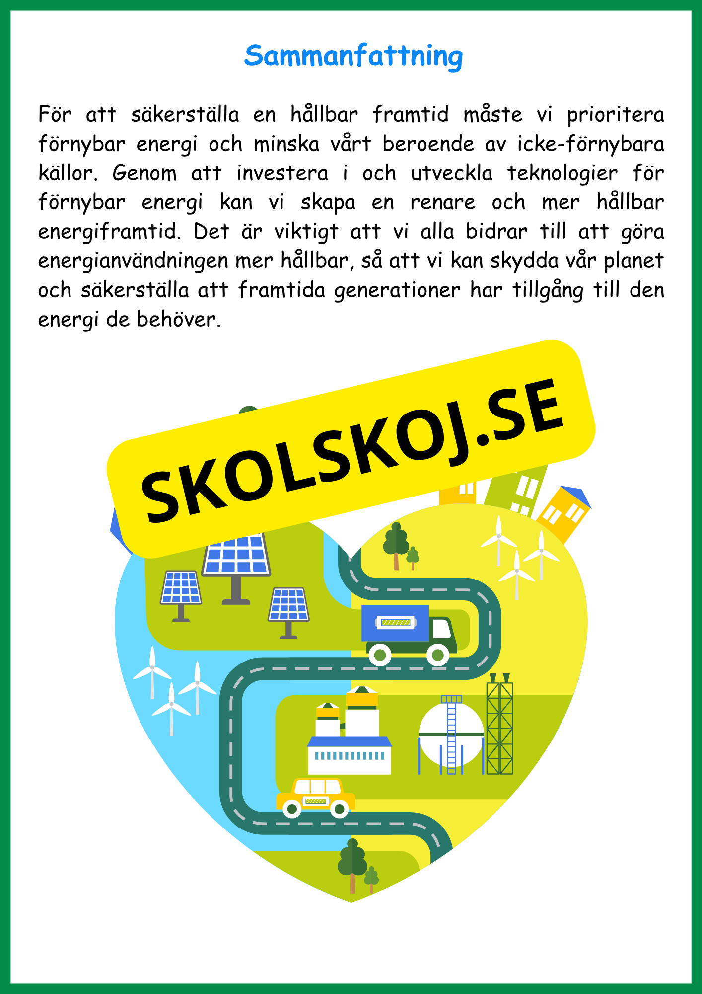 Energi - Olika former och källor