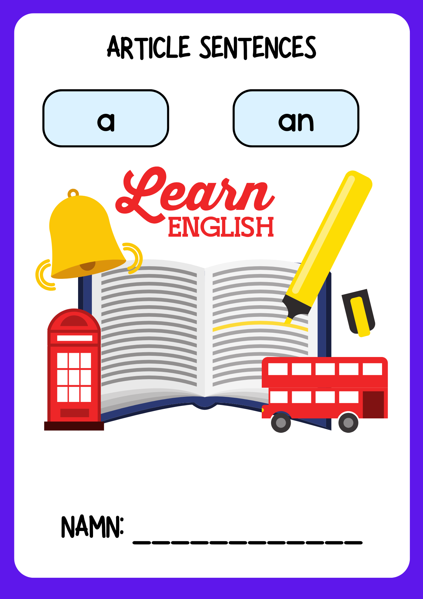 Engelska - Article sentences