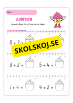 Enkel addition - Förskoleklass - Åk 2