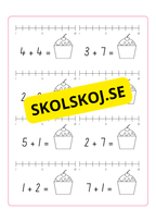 Enkel addition - Förskoleklass - Åk 2