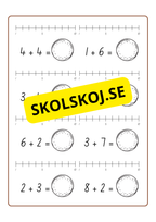 Enkel addition - Förskoleklass - Åk 2