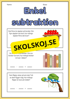 Enkel addition och subtraktion - Häfte