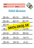 Enkel division
