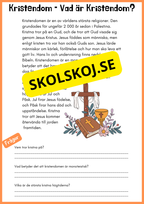 Enkel läsförståelse - Kristendomen - Åk 4 - 6
