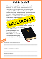 Enkel läsförståelse - Kristendomen - Åk 4 - 6