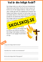 Enkel läsförståelse - Kristendomen - Åk 4 - 6