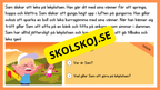 Enkel läsförståelse och frågor