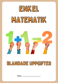 Enkel matematik - Blandade uppgifter - Häfte