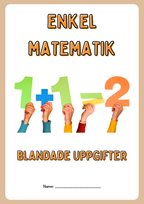 Enkel matematik - Blandade uppgifter - Häfte