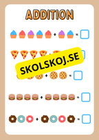 Enkel matematik - Blandade uppgifter - Häfte