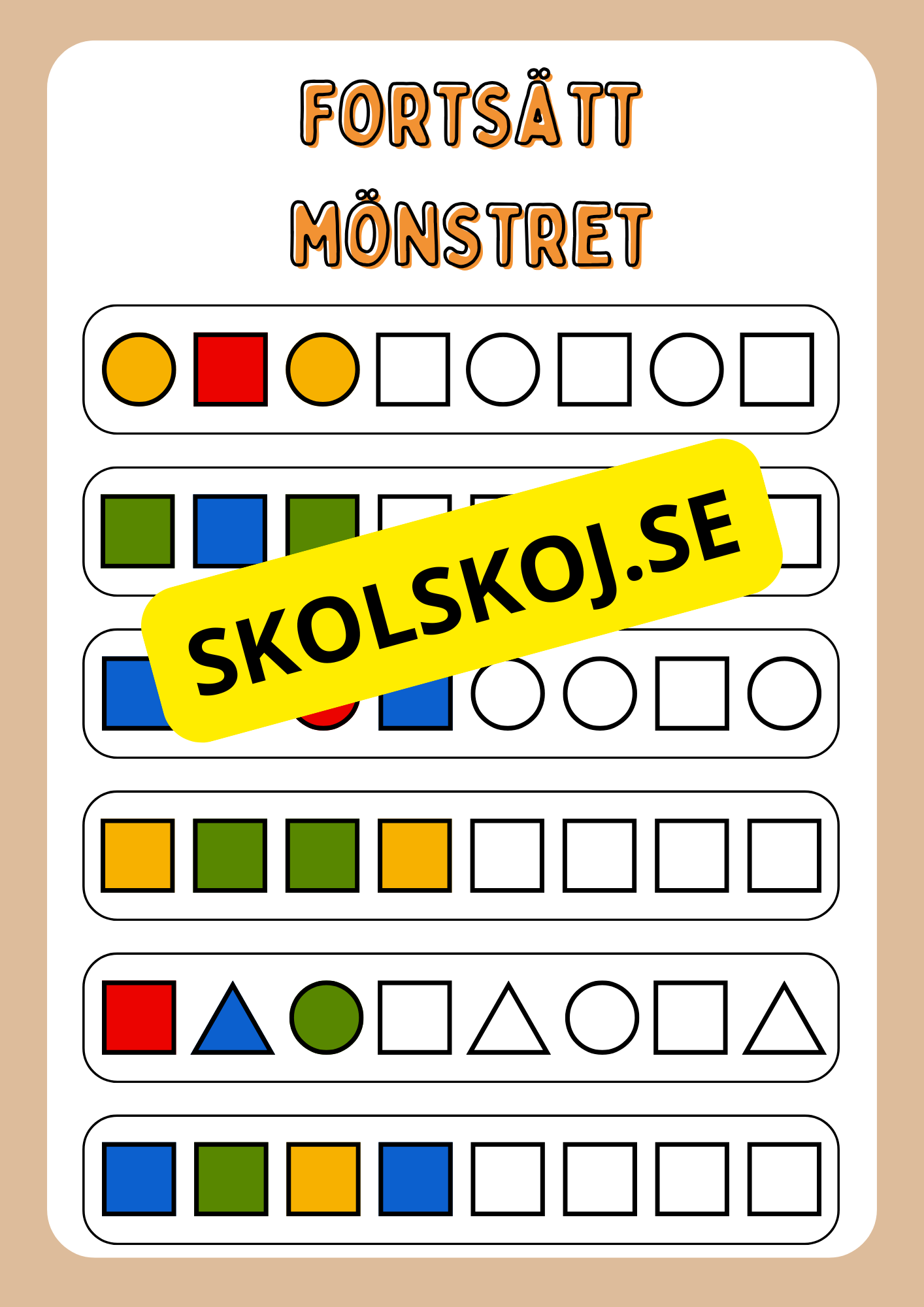 Enkel matematik - Blandade uppgifter - Häfte