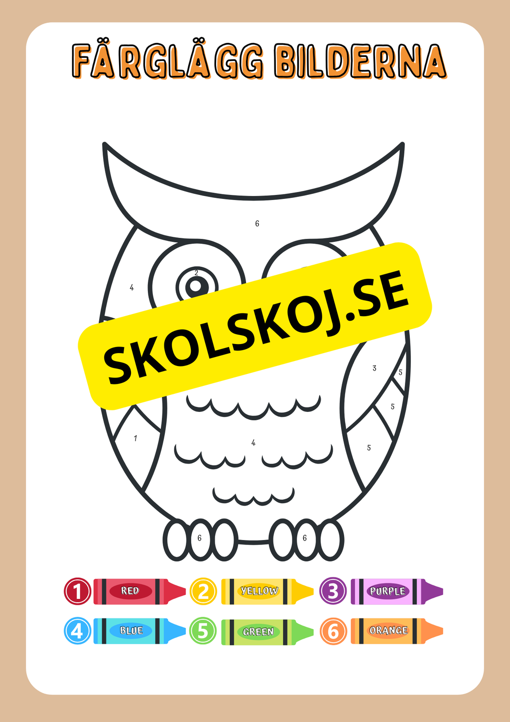 Enkel matematik - Blandade uppgifter - Häfte