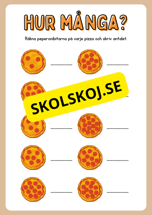 Enkel matematik - Blandade uppgifter - Häfte