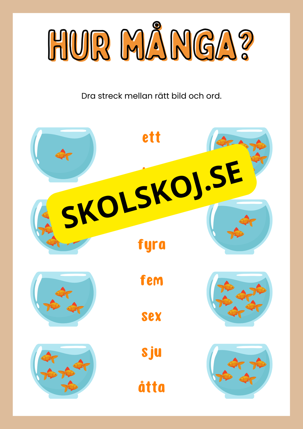 Enkel matematik - Blandade uppgifter - Häfte