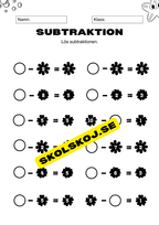 Enkel subtraktion 0 - 10