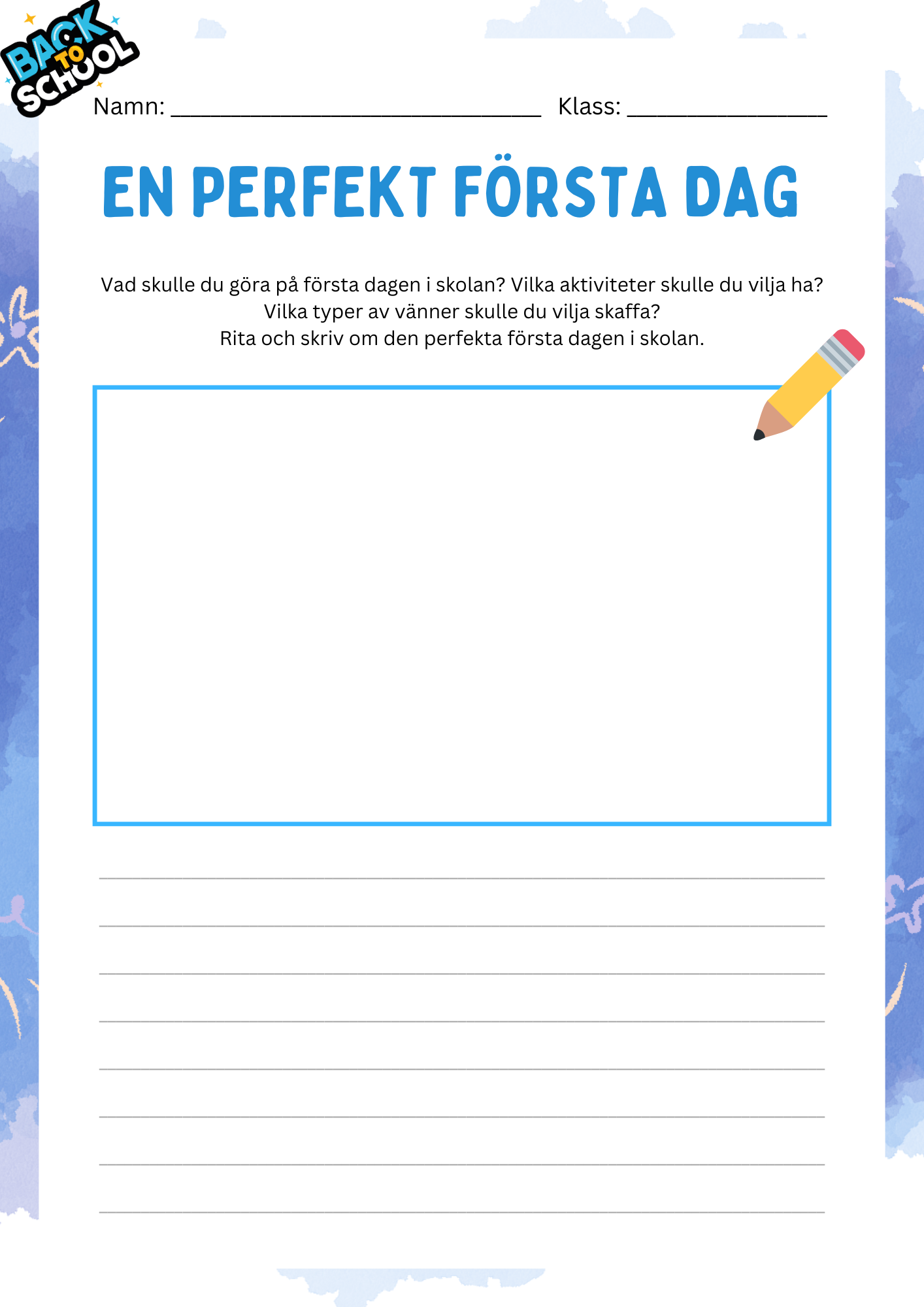 En perfekt första dag
