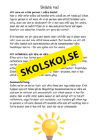 Etik och svåra val - Årskurs 4 - 6