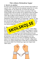 Etik och svåra val - Årskurs 4 - 6