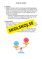 Etik och svåra val - Årskurs 4 - 6