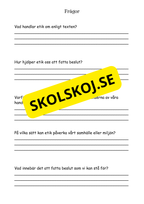 Etik och svåra val - Årskurs 4 - 6