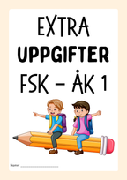Extra uppgifter - Fsk - Årskurs 1