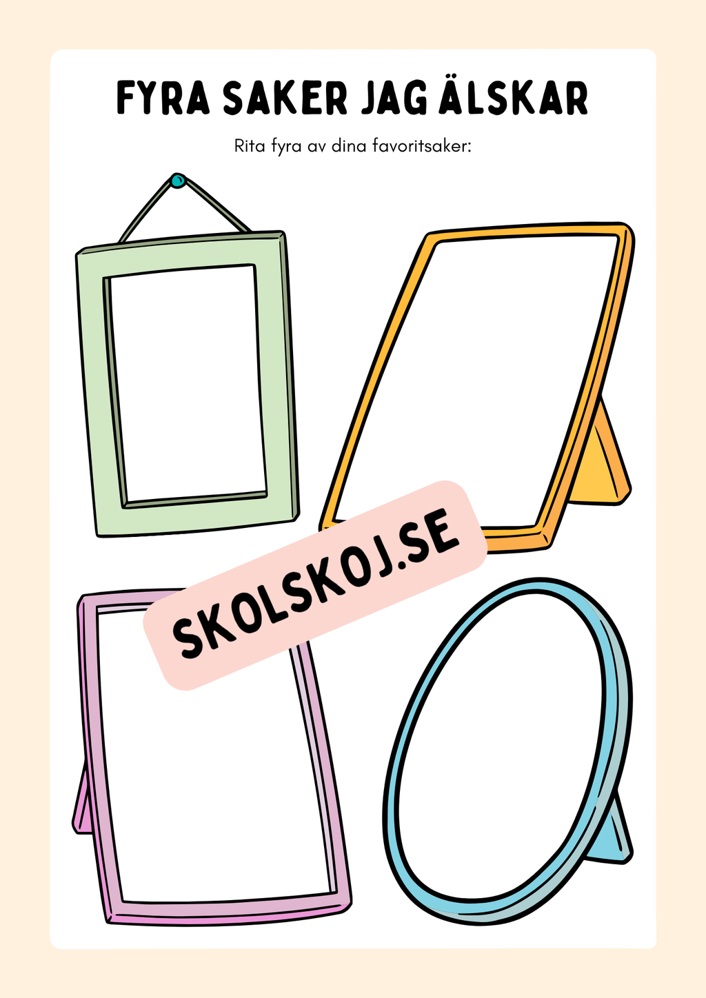 Extra uppgifter - Fsk - Årskurs 1