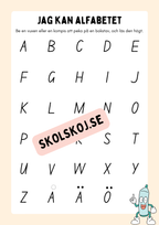 Extra uppgifter - Fsk - Årskurs 1