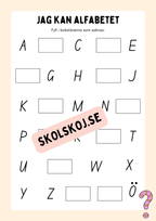 Extra uppgifter - Fsk - Årskurs 1