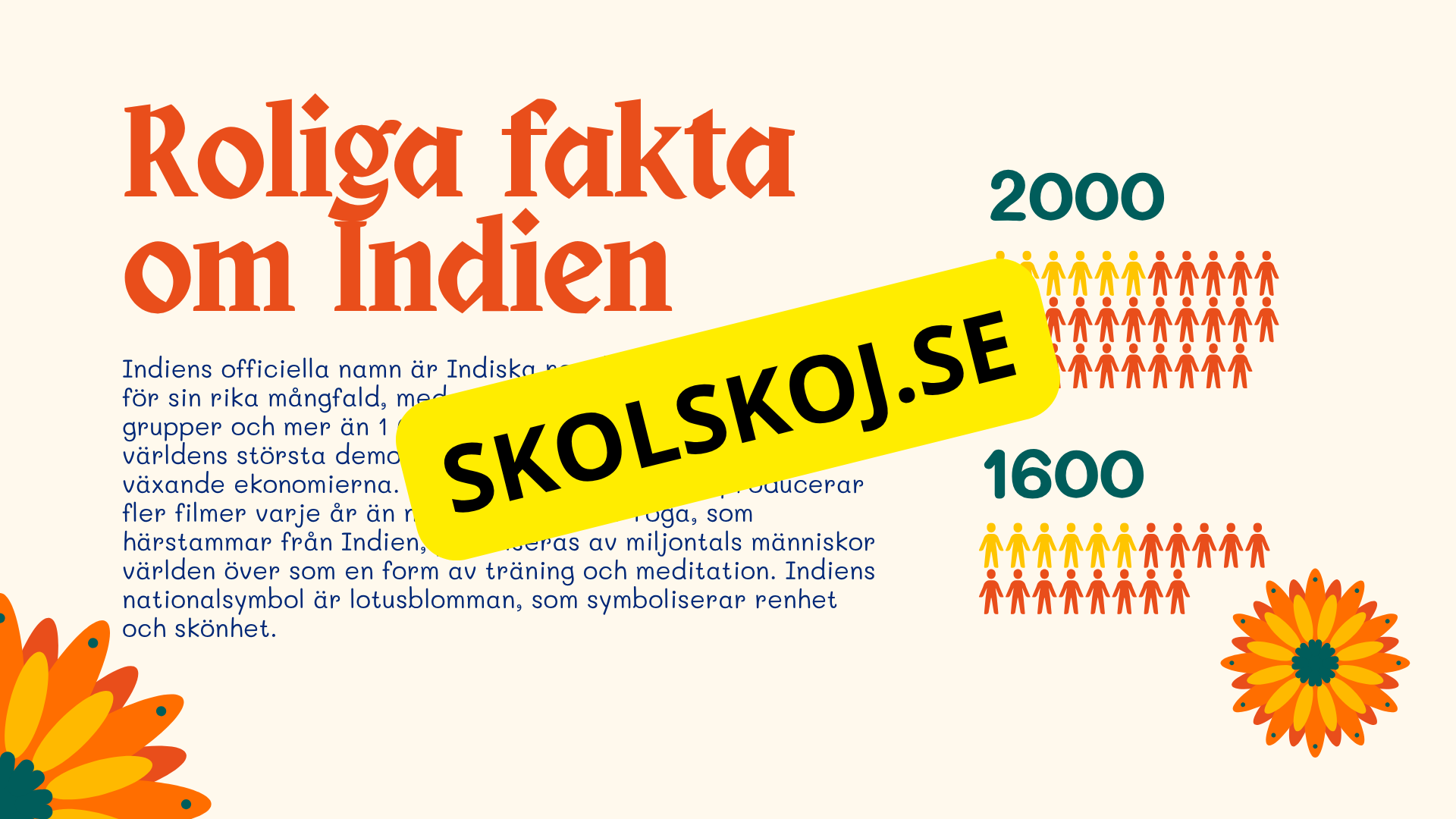 Fakta om Indien + frågor