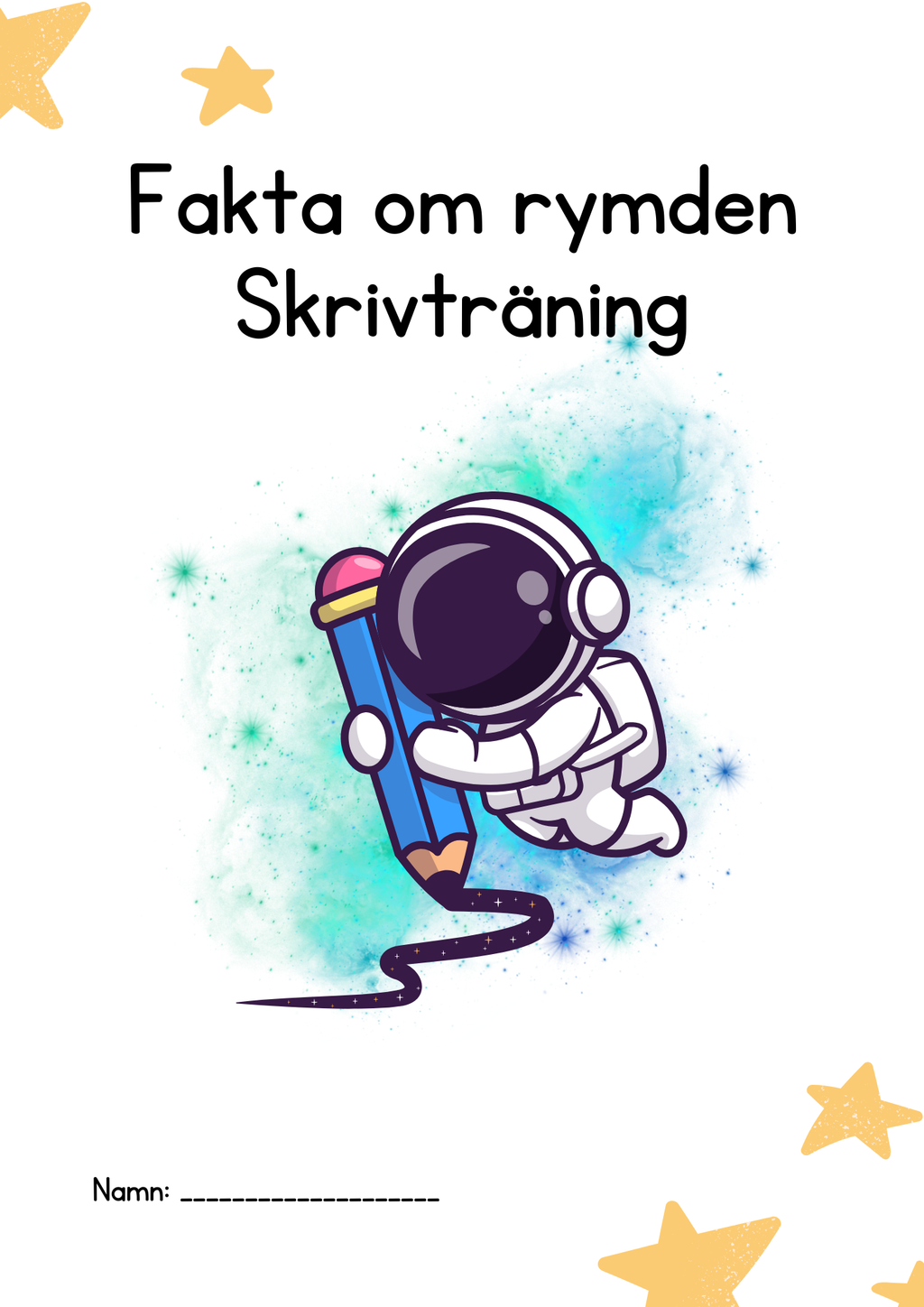 Fakta om rymden - Skrivträning
