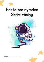 Fakta om rymden - Skrivträning
