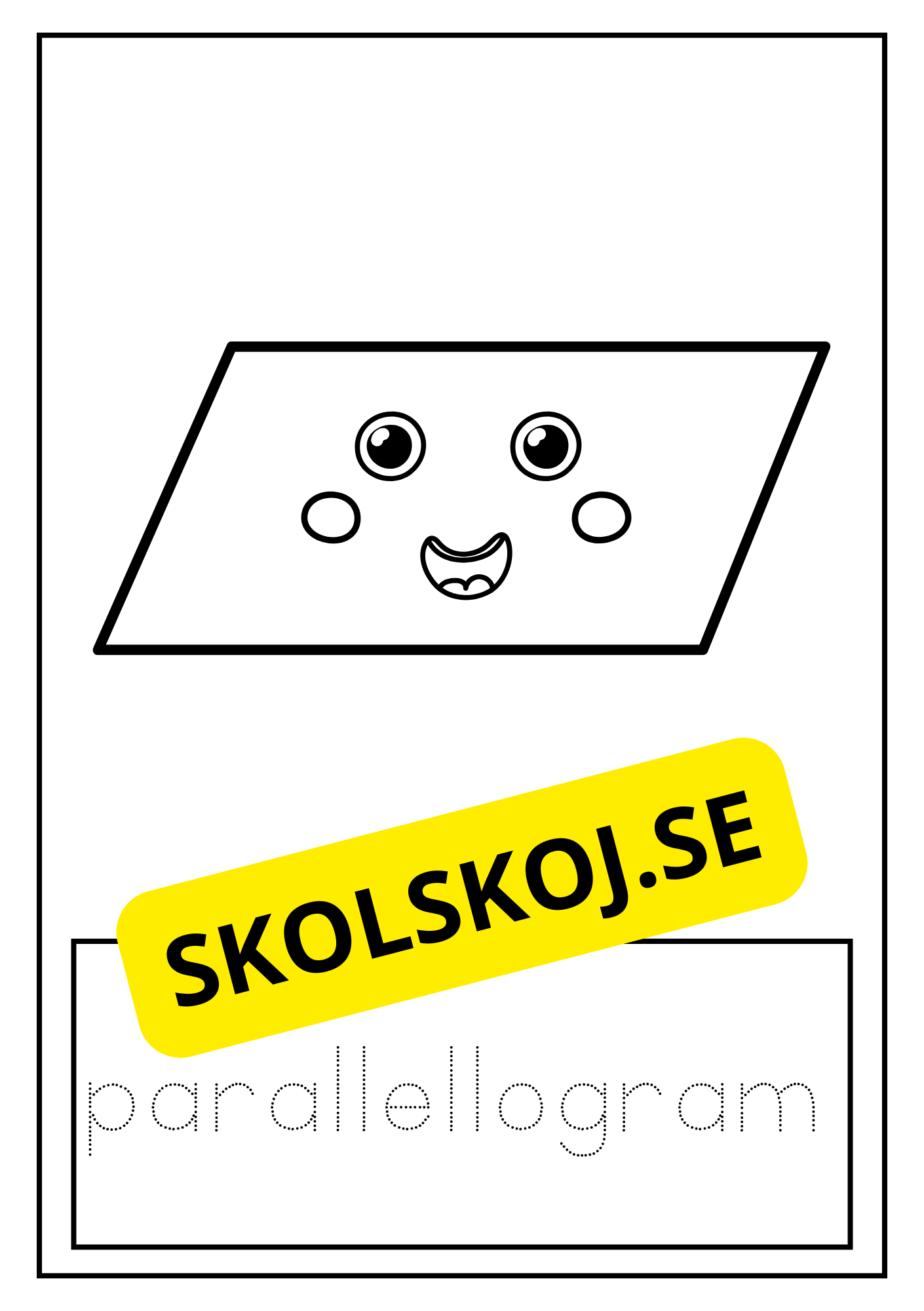 Färglägg formerna - Häfte