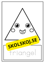 Färglägg formerna - Häfte
