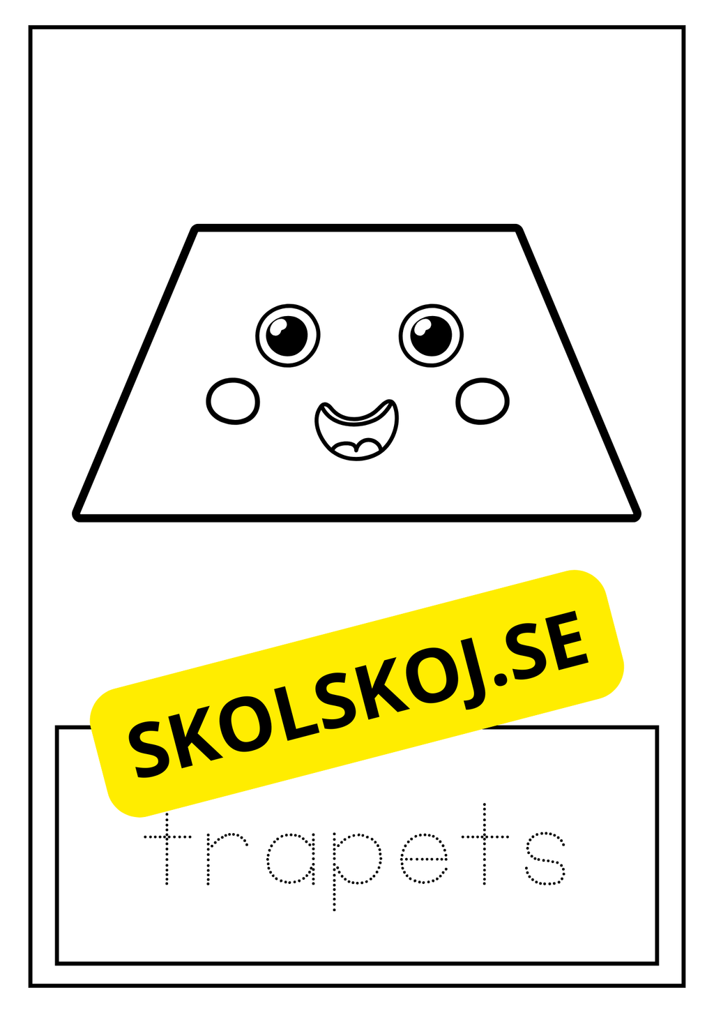 Färglägg formerna - Häfte