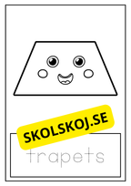 Färglägg formerna - Häfte
