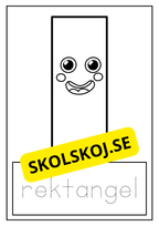 Färglägg formerna - Häfte