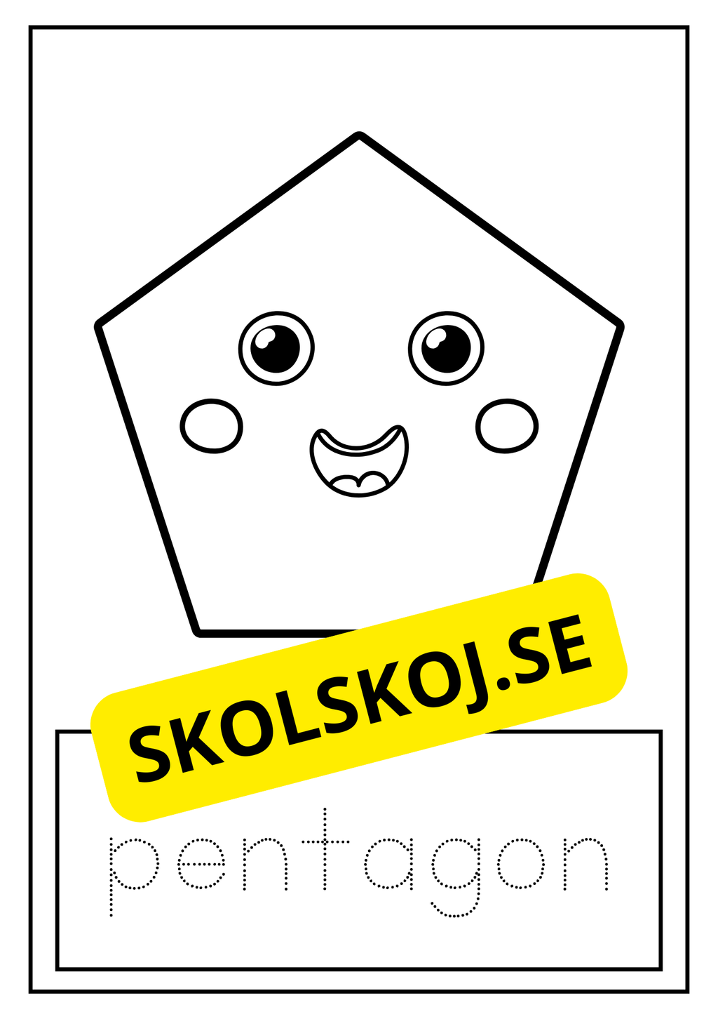 Färglägg formerna - Häfte