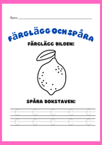 Färglägg och spåra - ABC