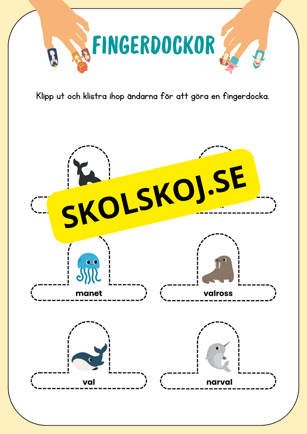 Fingerdockor - Häfte