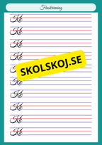 Finskrivning - Alfabetet