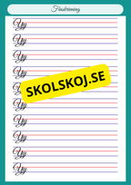 Finskrivning - Alfabetet