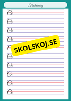 Finskrivning - Alfabetet
