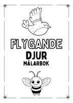 Flygande djur - Målarbok