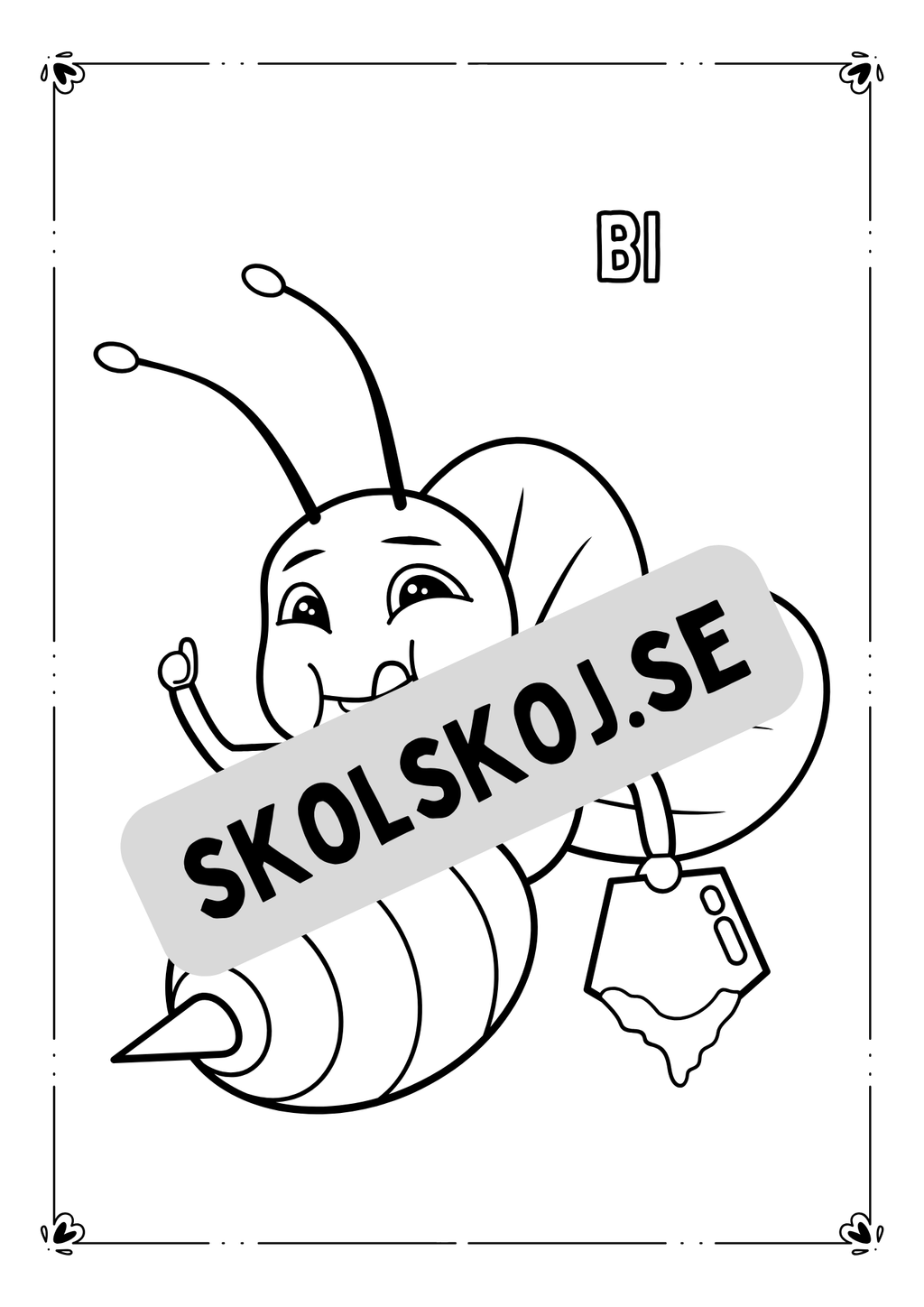 Flygande djur - Målarbok