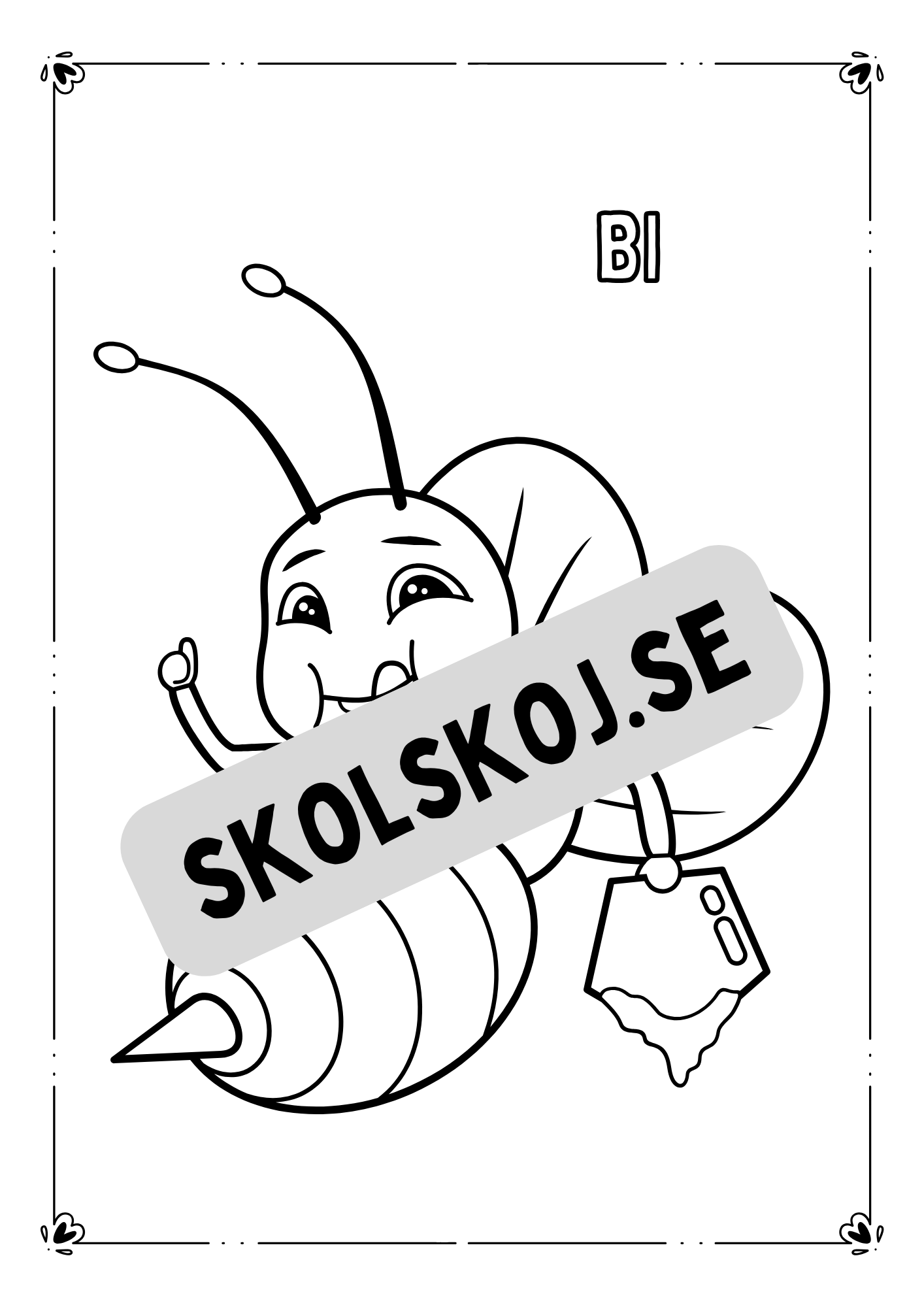 Flygande djur - Målarbok